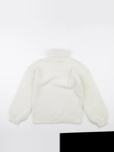 Vertbaudet - pull blanc - 10 ans