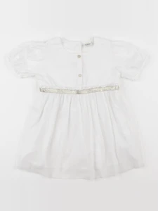 Tape à l'oeil - robe blanc - 24 mois