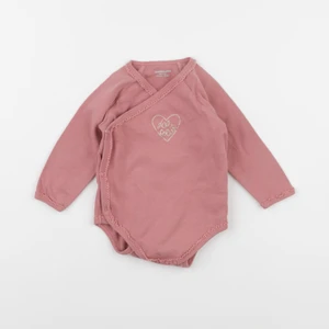Vertbaudet - body rose - 12 mois
