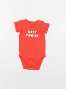 Jacadi - body rouge - 1 mois