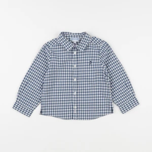 Jacadi - chemise blanc, bleu - 36 mois