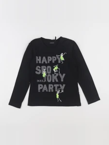 IKKS - tee-shirt argent, noir - 6 ans