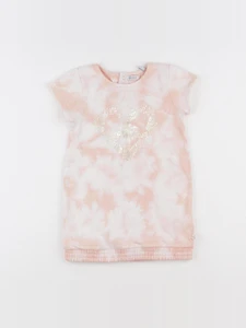 IKKS - robe rose - 2 ans