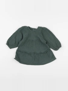 Tape à l'oeil - robe vert - 6 mois
