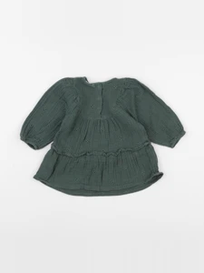 Tape à l'oeil - robe vert - 6 mois