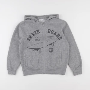 Vertbaudet - sweat gris - 10 ans