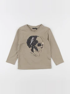 IKKS - tee-shirt beige - 4 ans