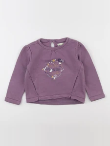 Vertbaudet - sweat violet - 4 ans