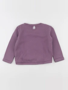 Vertbaudet - sweat violet - 4 ans