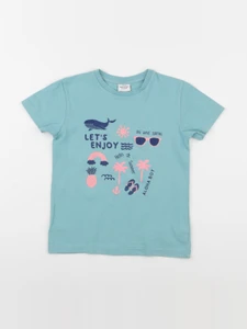 Tape à l'oeil - tee-shirt bleu - 6 ans