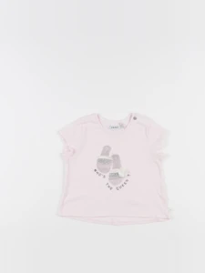 IKKS - tee-shirt rose - 18 mois