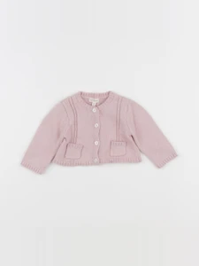 Gocco - gilet rose - 1/3 mois