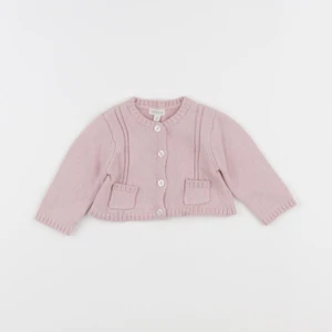 Gocco - gilet rose - 1/3 mois