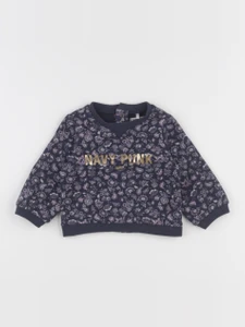 IKKS - sweat bleu - 6 mois