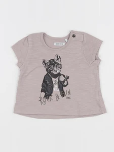 IKKS - tee-shirt violet - 6 mois