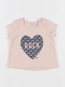 IKKS - tee-shirt rose - 6 mois