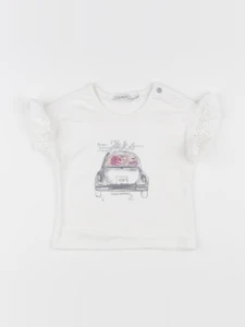 IKKS - tee-shirt blanc - 18 mois