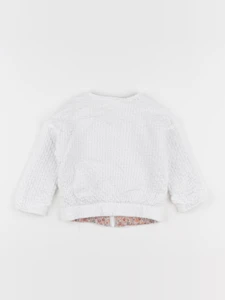 IKKS - veste réversible blanc - 18 mois