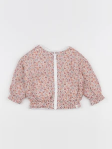 IKKS - veste réversible blanc - 18 mois