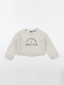 IKKS - sweat beige - 5 ans