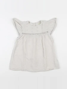 Vertbaudet - blouse beige - 10 ans