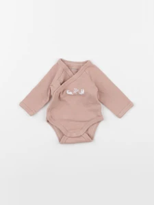 Vertbaudet - body rose - 0 mois
