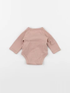 Vertbaudet - body rose - 0 mois