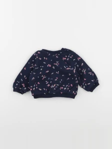 Tape à l'oeil - sweat bleu - 3 mois