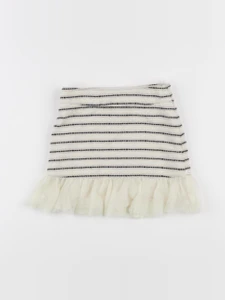 IKKS - jupe beige, noir - 5 ans