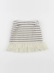 IKKS - jupe beige, noir - 5 ans