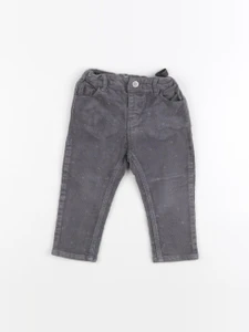 Zara - pantalon gris - 12/18 mois