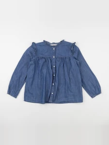 Monoprix - blouse bleu - 8 ans