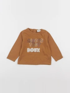 Tape à l'oeil - tee-shirt marron - 12 mois