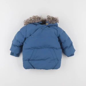 Vertbaudet - doudoune bleu - 12 mois