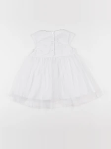Vertbaudet - robe blanc - 24 mois