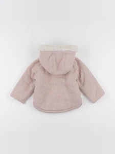 Vertbaudet - manteau rose - 24 mois