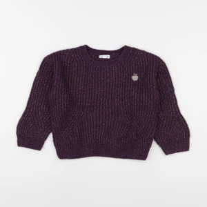 Vertbaudet - pull violet - 5 ans