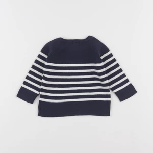 Vertbaudet - pull bleu - 3 mois