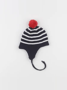Jacadi - bonnet bleu, blanc - 18 mois