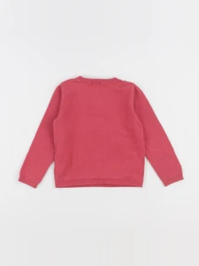 Vertbaudet - pull rose - 2 ans