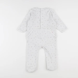 Vertbaudet - pyjama velours blanc, rouge - 18 mois