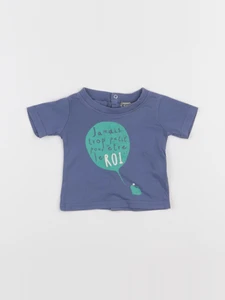 Tape à l'oeil - tee-shirt bleu - 3 mois