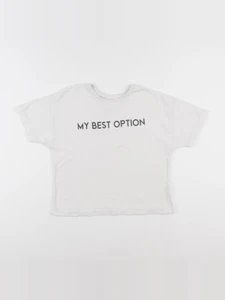 Zara - tee-shirt blanc - 8 ans