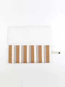 Milinane - Matelas à langer nomade RAYURE RIVIERA - 58x44 cm