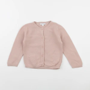 Vertbaudet - gilet rose - 24 mois