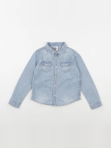 H&M - chemise bleu - 4/5 ans