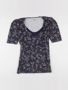 Envie de fraise - tee-shirt allaitement, grossesse bleu, blanc - 40 à 42