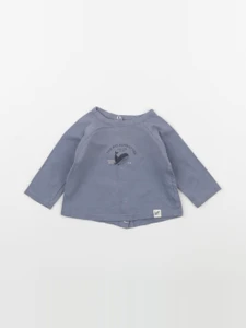 Vertbaudet - tee-shirt bleu - 1 mois