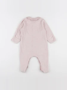 Petit Bateau - pyjama velours rose - 9 mois