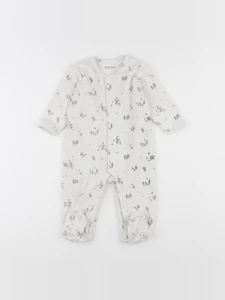 Vertbaudet - pyjama velours beige - 9 mois